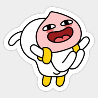 KakaoTalk Friends Apeach & Muzi (Back to Back) Sticker